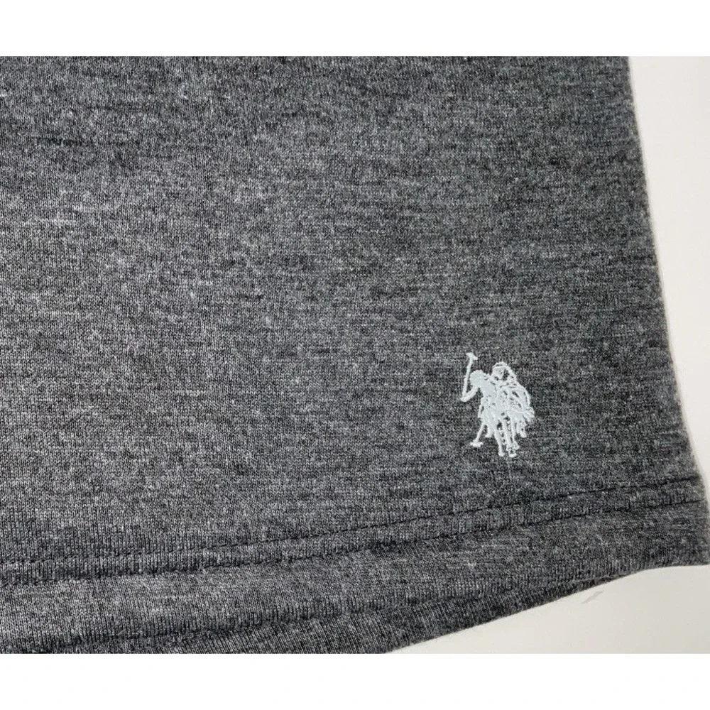 NWT Men's U.S. Polo Assn. Feel‎ Dry Sweat Shorts Drawstring & Pockets Gray - 3XL